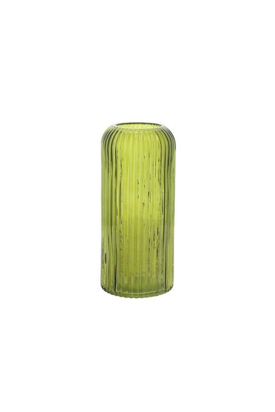 Beauty Home Γυάλινο Βάζο Zoé – Ελιάς Ø8.5x20εκ. – 920ml