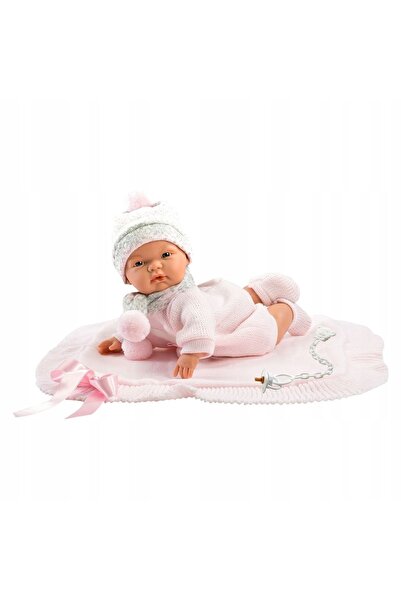 Llorens 38938 JOELLE realistă. Păpușă cu sunete și corp moale, 38 cm