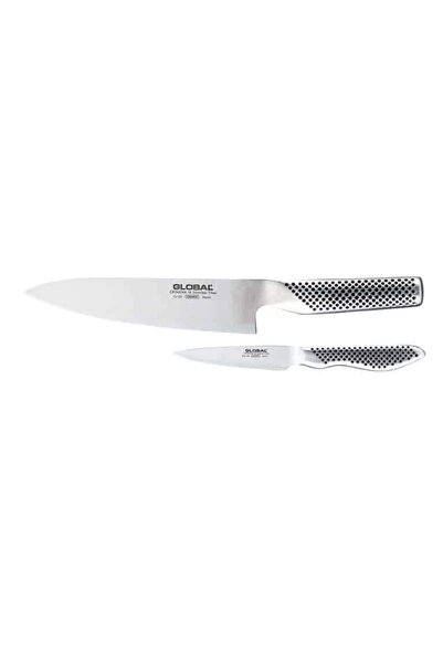 Global G-5538 - Set de 2 cuțite de bucătărie |   G-55 18 cm + GS-38 9 cm