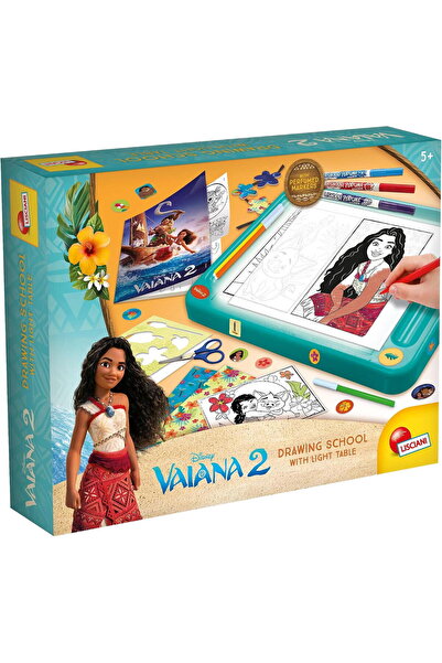 Lisciani Tablita de desen cu lumini - Vaiana 2