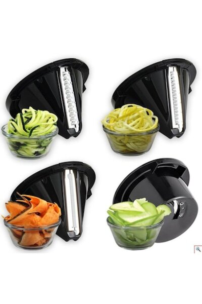 OEM 4 Σε 1 Ηλεκτρικός Πολυκόφτης Λαχανικών Electric Vegetable Spirallzer