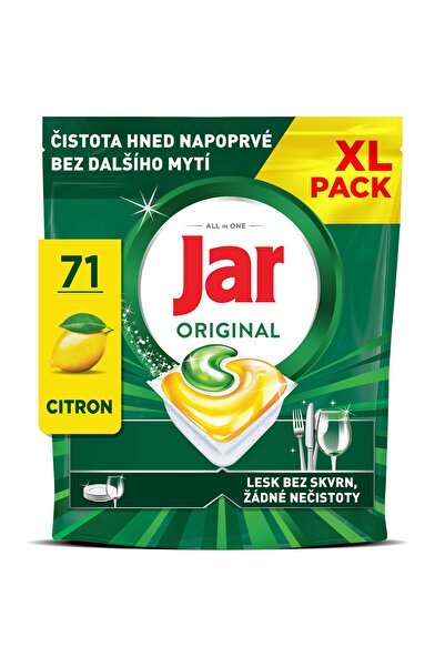 JAR Tablete de spălat vase Original Lemon în recipient 71 bucăți