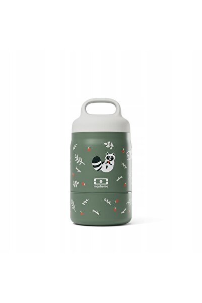Monbento Termos pentru prânz pentru copii, practic, 500ml, raton verde