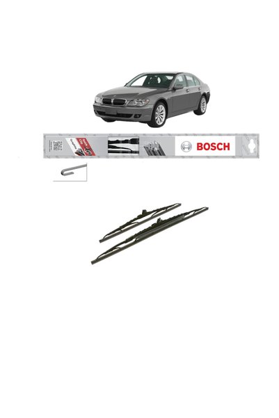 Bosch Set of 2 wipers for BMW 7 Series (E65, E66, E67) from 2001-2008, Classi...