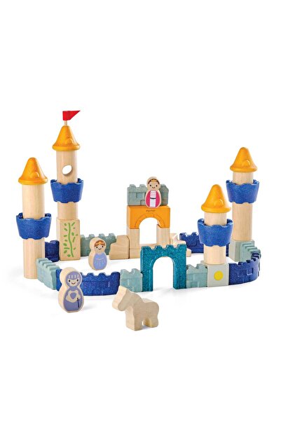 PLANTOYS Castle Blocks — Wooden Building Toy