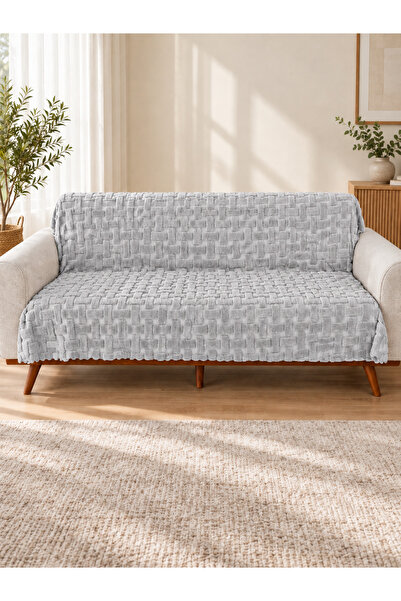 Faiend Premium Dot Based Embossed Patterned Sofa Cover Sofa Bed Cover Sofa Sh...