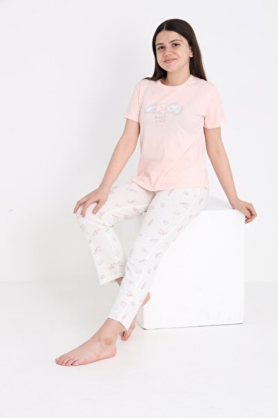 ZEYZEY 8897 Girls' Printed Pajama Set