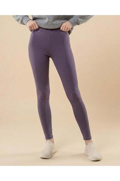 REDTAG Women Charcoal Long Length Leggings