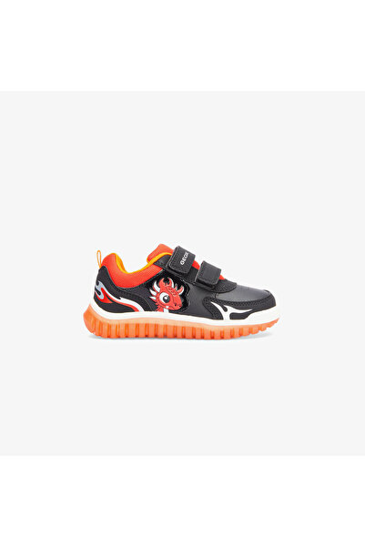 Geox B Lightyloo A Bebek Siyah Sneaker