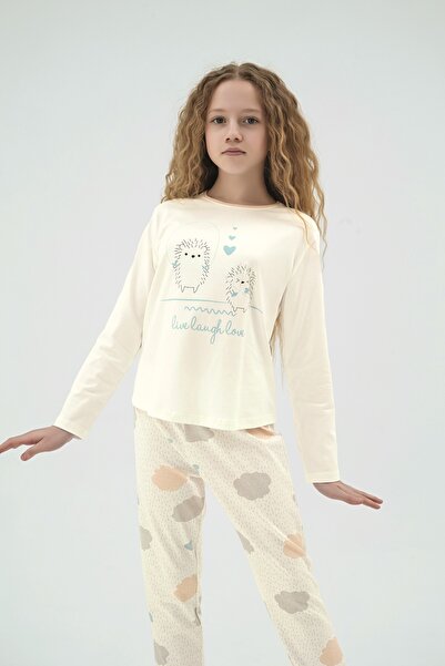 ZEYZEY 8899 Girls' Printed Pajama Set