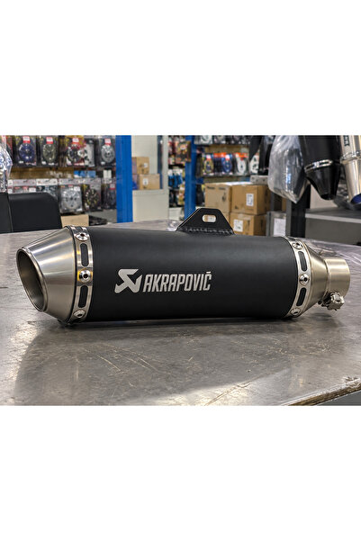 Akrapovic Universal Siyah Motosiklet Egzozu Akrapoviç