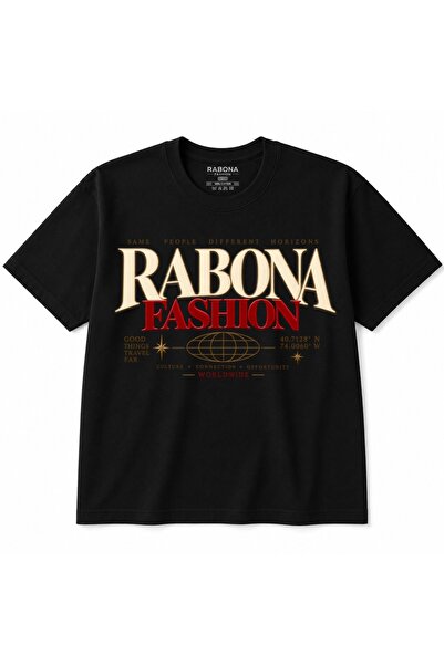 Rabona Fashion Μπλουζάκι με σχέδιο παγκόσμιας κουλτούρας Rabona Worldwide Hor...