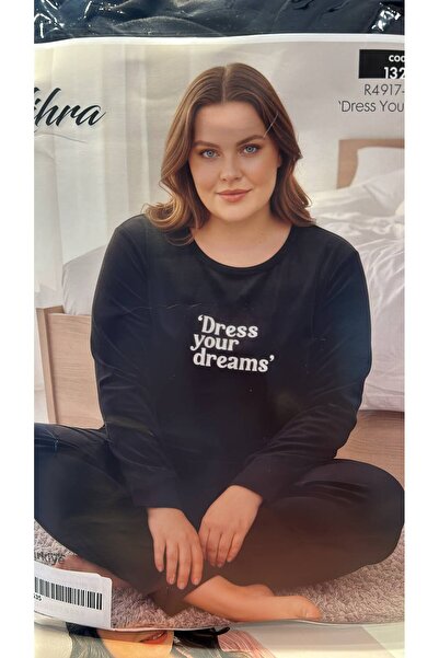 Mihra Velvet Battal Pajama Set