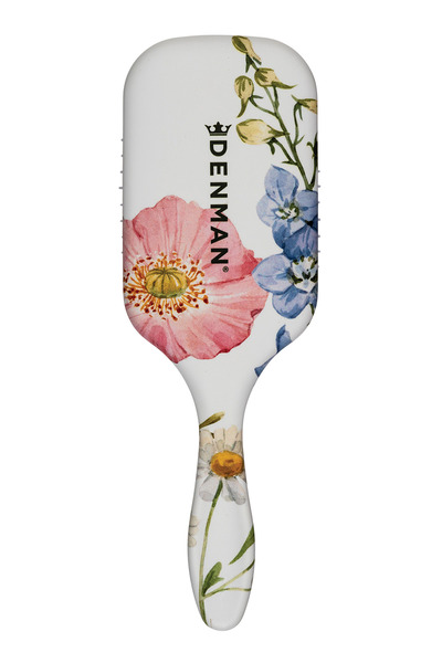 Denman D38 Detangling & Styling Paddle Saç Fırçası Floral Fantasies