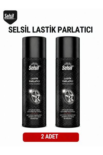 Selsil LASTİK PARLATICI SPREY 500 ML ( 2 ADET )
