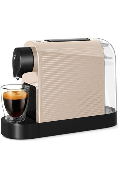 Tchibo Καφετιέρα κάψουλας Cafissimo Pure, 1 λίτρο, 15 bar, 1250 W, Μπεζ