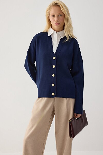 Touché Privé Shirt Garnished Knitwear Cardigan