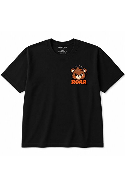 Rabona Fashion Μπλουζάκι με αστικό γραφικό σχέδιο Roar Street Bear