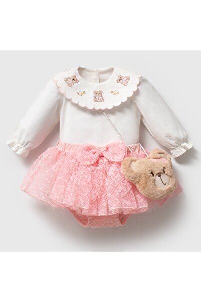 Cumino Baby Girl Skirt and Shirt Set with Bag Accessories