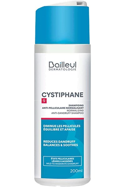 CYSTIPHANE شامبو إس، 200 مل لقشرة الرأس الخفيفة والمتوسطة، 200 مل