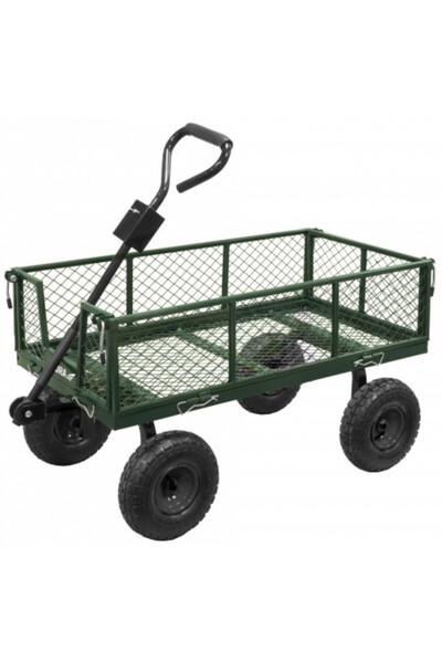dedra Cărucior de grădină metalic, 96x50x80cm, capacitate de încărcare 90kg, ...