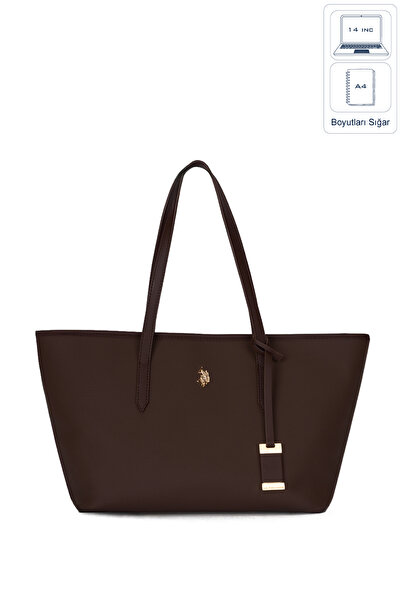 U.S. Polo Assn. Kahve-Kahve Kadın Omuz Çantası Us25655