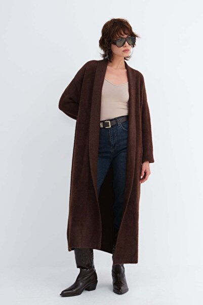 Addax Soft Texture Long Cardigan H92476