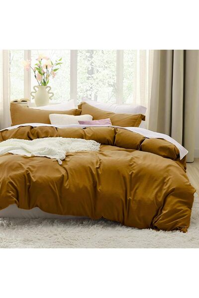 Generic MUSA MUSA® 3-Piece Duvet Cover Set | 100% Cotton Bedding Set with 1 D...