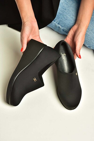 Fox Shoes Z602181604 Black Fabric Casual Women's Shoes