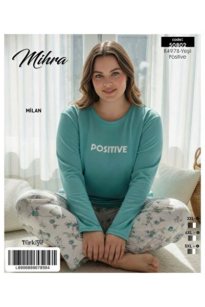 Mihra Plus size milan fabric pajama set