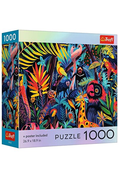 Trefl Puzzle 1000 Colectia SUA In Jungla Poster Inclus