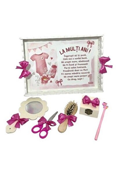 OEM Set de 6 tăvițe pentru prima tunsătură/tort, corp de bebeluș personalizat