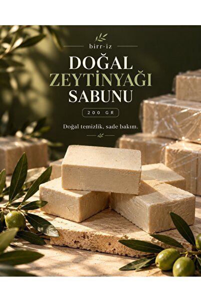 BİRR İZ Doğal Zeytinyağlı Sabun – 200 GR