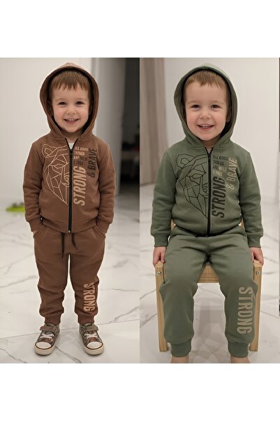 Zelhankids Set de trening cu glugă pentru băieți