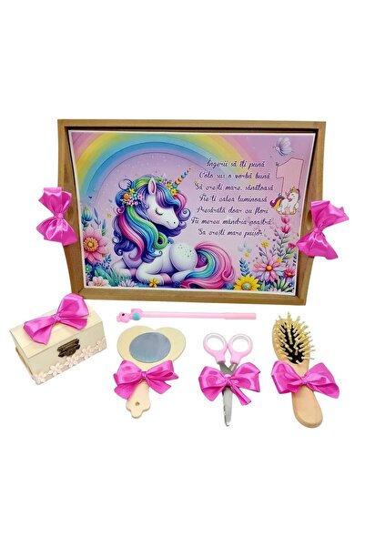 OEM Set de 6 piese pentru botez/tort, personalizat manual