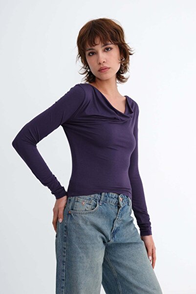 Addax Kayık Yaka Bluz B07039