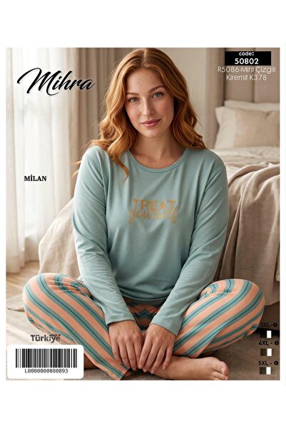 Mihra Plus size milan fabric pajama set
