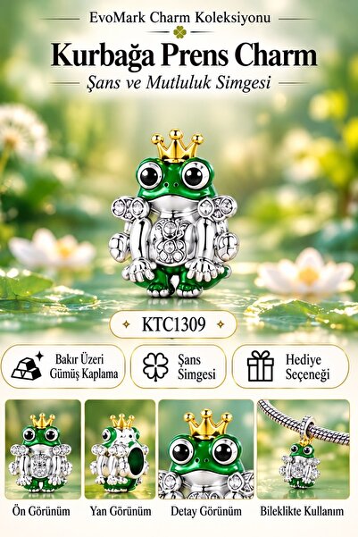 Kurbağa Prens Charm KTC1309