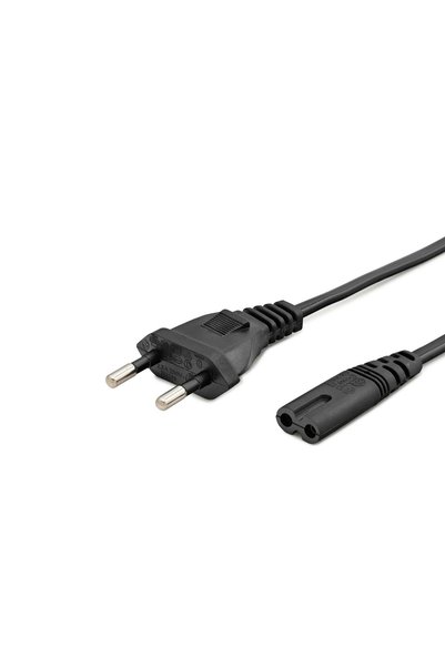 Lovesta Home Teyp Power Cable 2 Pin 0.75 mm 500W C7 Figure 8 1 m Black Hdx5518