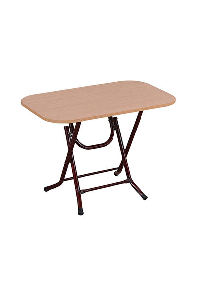 Zilan Πτυσσόμενο Τραπέζι, 50 × 80 × 75 εκ., Ξύλινο Φινίρισμα - Masa-ZLN2517