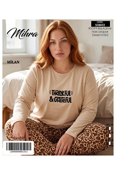Mihra Plus size milan fabric pajama set