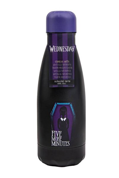 Fame Bros Μπουκάλι Νερού Wednesday 500ml Μονότοιχο Σχήματος Φέρετρου