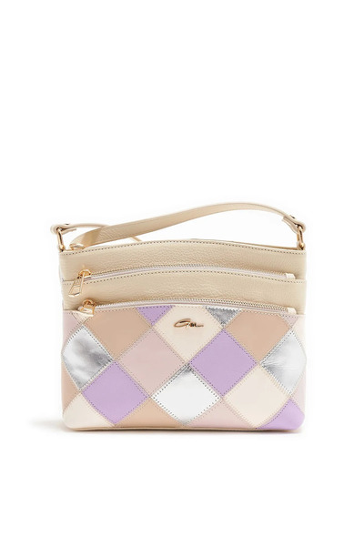 gio&mi Olivia Shoulder and Crossbody Bag Genuine Leather