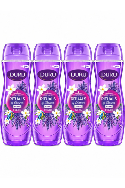 Duru Shower Gel Ritual Floral 650 ml * 4 Pcs