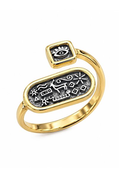 Mısır antik gümüş yüzük