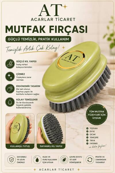 Acarlar Ticaret Çok Amaçlı Mutfak Fırçası
