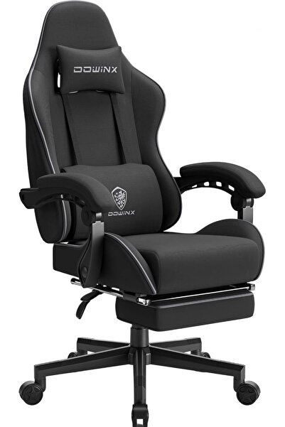 Topscaune DOWINX 6658 - Scaun Gaming Ergonomic, Masaj in perna lombara, Supor...