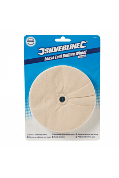 Silverline Disc de bumbac pentru polizor de banc, 40 foi de bumbac suprapuse,...