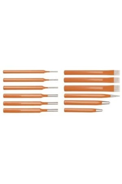 NEO Tools Set de dălți, poansoane și dibluri - 12 piese