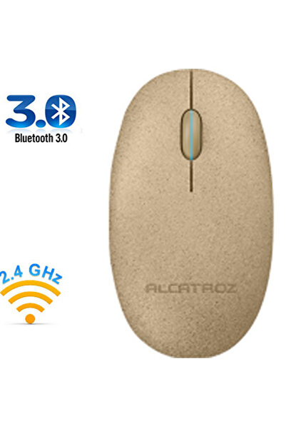 OEM Αλκατρόζ Bluetooth 3.0/Ασύρματο 2.4G Ποντίκι Τύπου Κοχυλιού Ερήμου με Ανα...